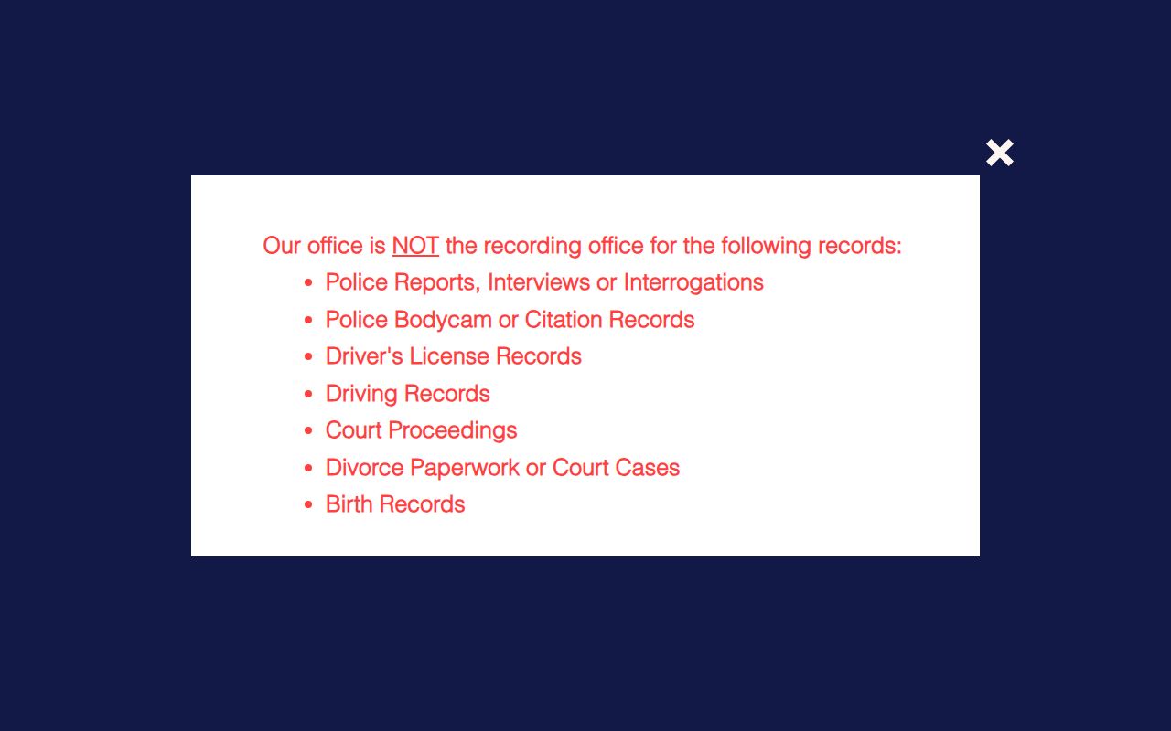 Bullitt County County Clerk records open records request
