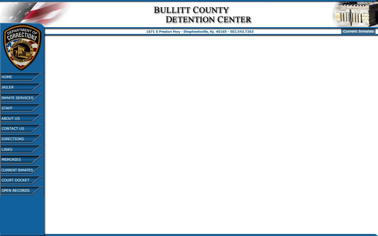 Bullitt County arrest records and jail roster charge lookup
