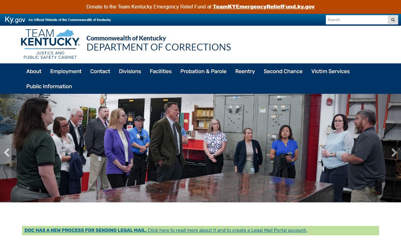 Bullitt County court charge records and Kentucky corrections lookup