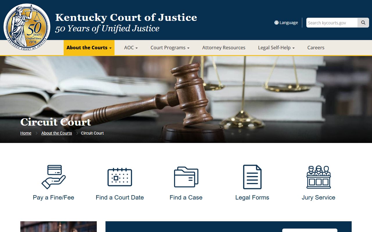 Bullitt County court records Kentucky Circuit Court overview